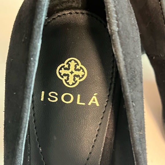 Isola Hayley Black Suede Pumps. Size 8 - Picture 5 of 9
